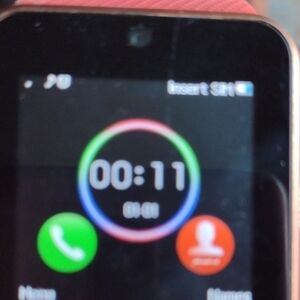 Smartwatch with Red Band